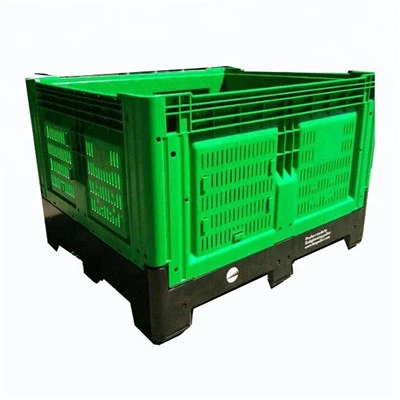 Caja De Paletas De Plastico Para Frutas De Servicio Pesado
