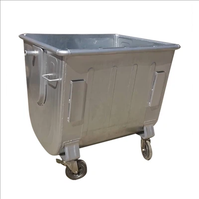 Bin Gwastraff Dur Di-staen 660L