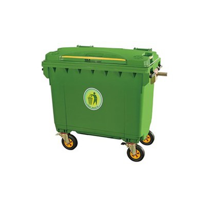 Bin Gwastraff Plastig Mawr Awyr Agored 660L