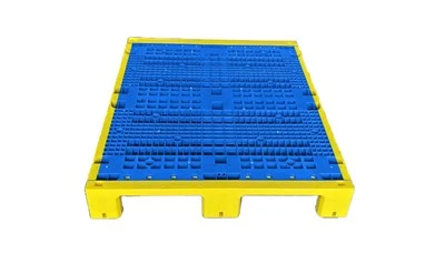 Paled Plastig Stackable Gyda Gadw Ymyl