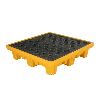 Gyda Phaled Plastig Twll Drain ar gyfer Drwm Olew Trwm 1320x1320x300mm